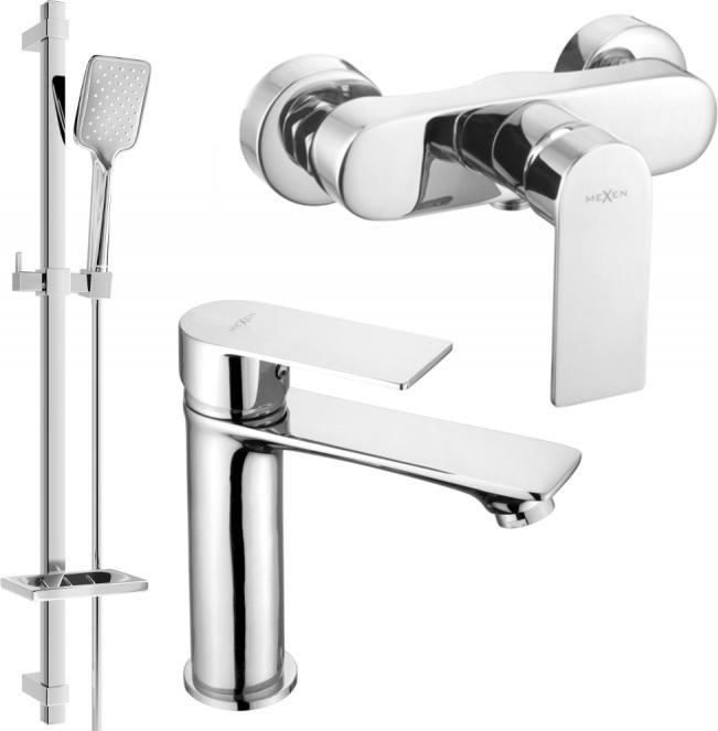 Mexen Mexen Royo DQ62 zestaw prysznicowy, chrom - 72204DQ62-00