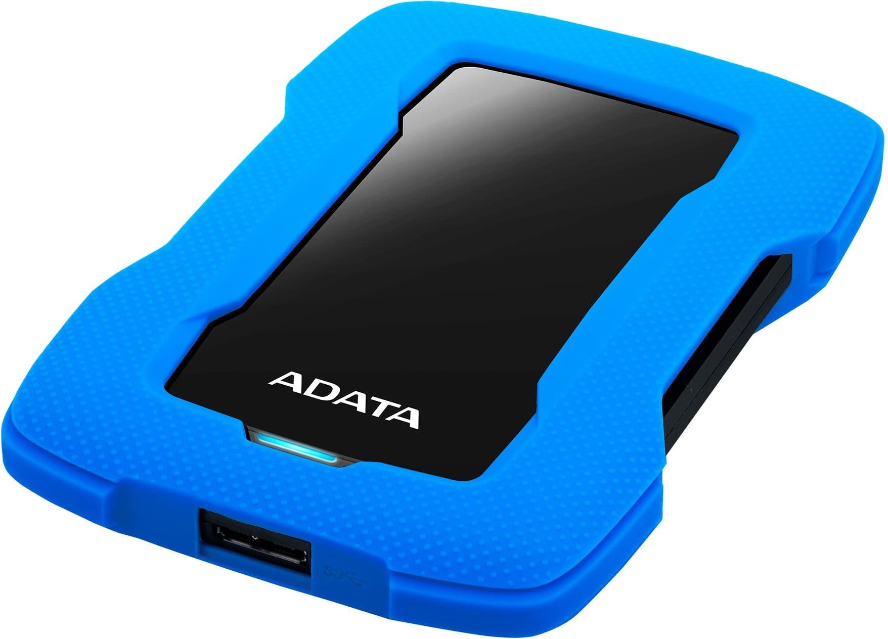 Dysk zewnętrzny HDD ADATA HD330 1TB Czarno-niebieski (AHD330-1TU31-CBL)