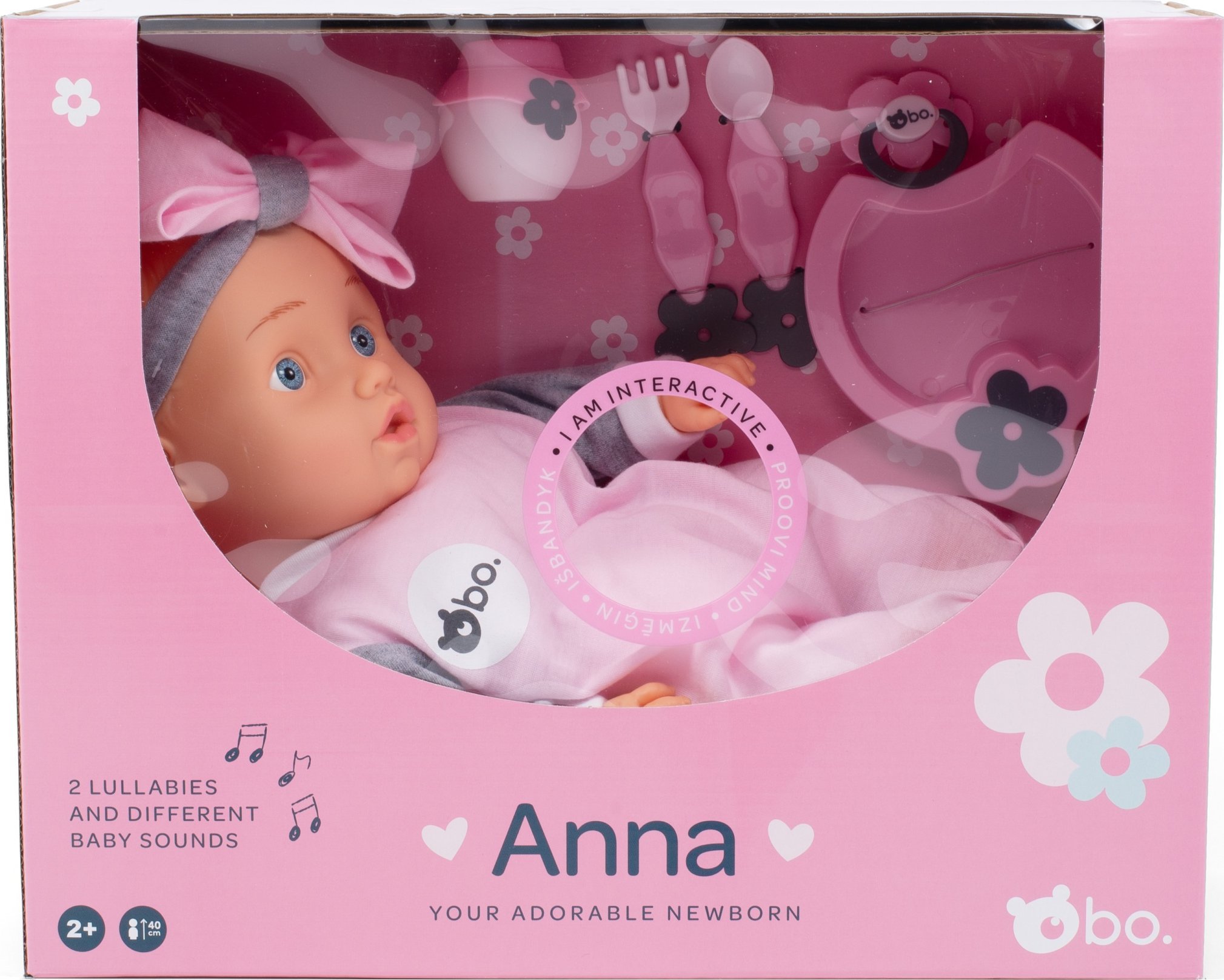 Jakks Pacific bo. Interactive baby doll Anna, 42 cm