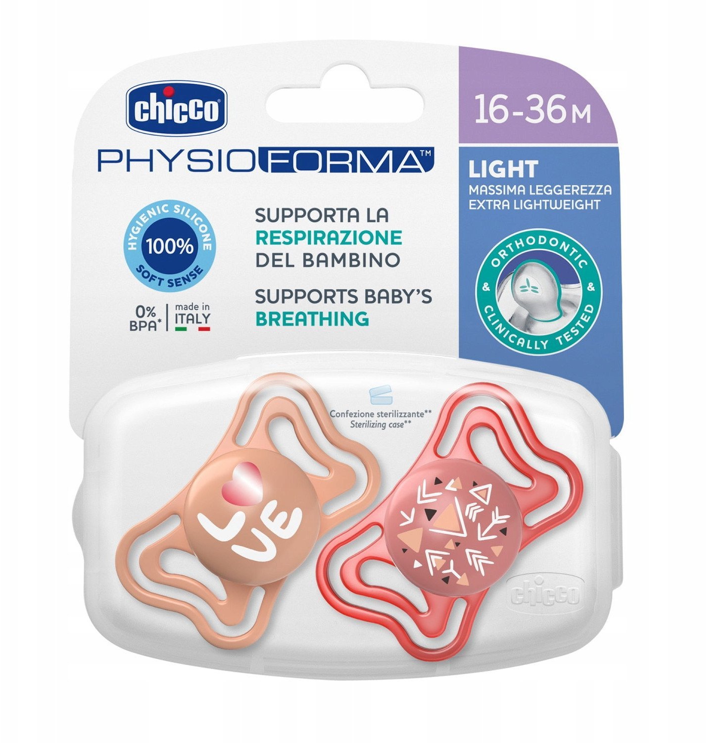 CHICCO-710391-SMOCZEK PHYSIO LIGHT 16-36M SIKIK.2SZT R