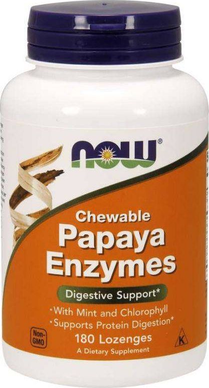 NOW Foods Now Foods Papaya Enzyme Chewables 180 chews