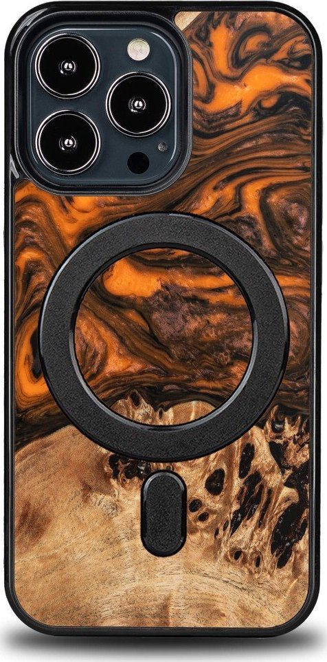BeWood Etui Bewood Unique na iPhone 13 Pro - Orange z MagSafe