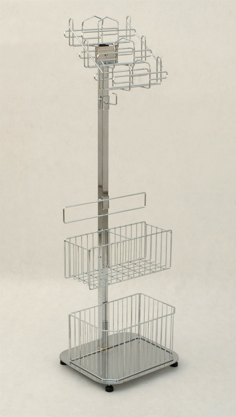 Damnix Stojak na zrywki i płyn do dezynfekcji (wykończenie chromowany)