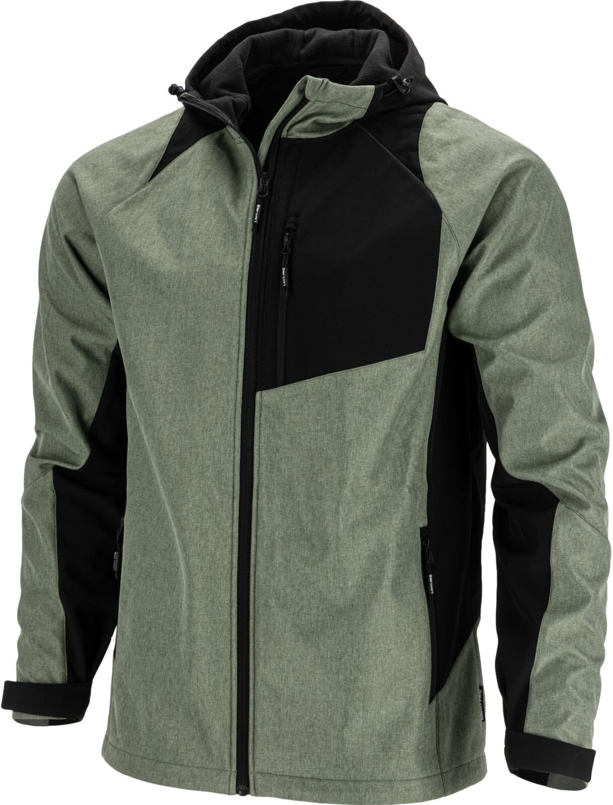 Kurtka softshell z kapt. zielono-czarna, "2xl", ce, lahti