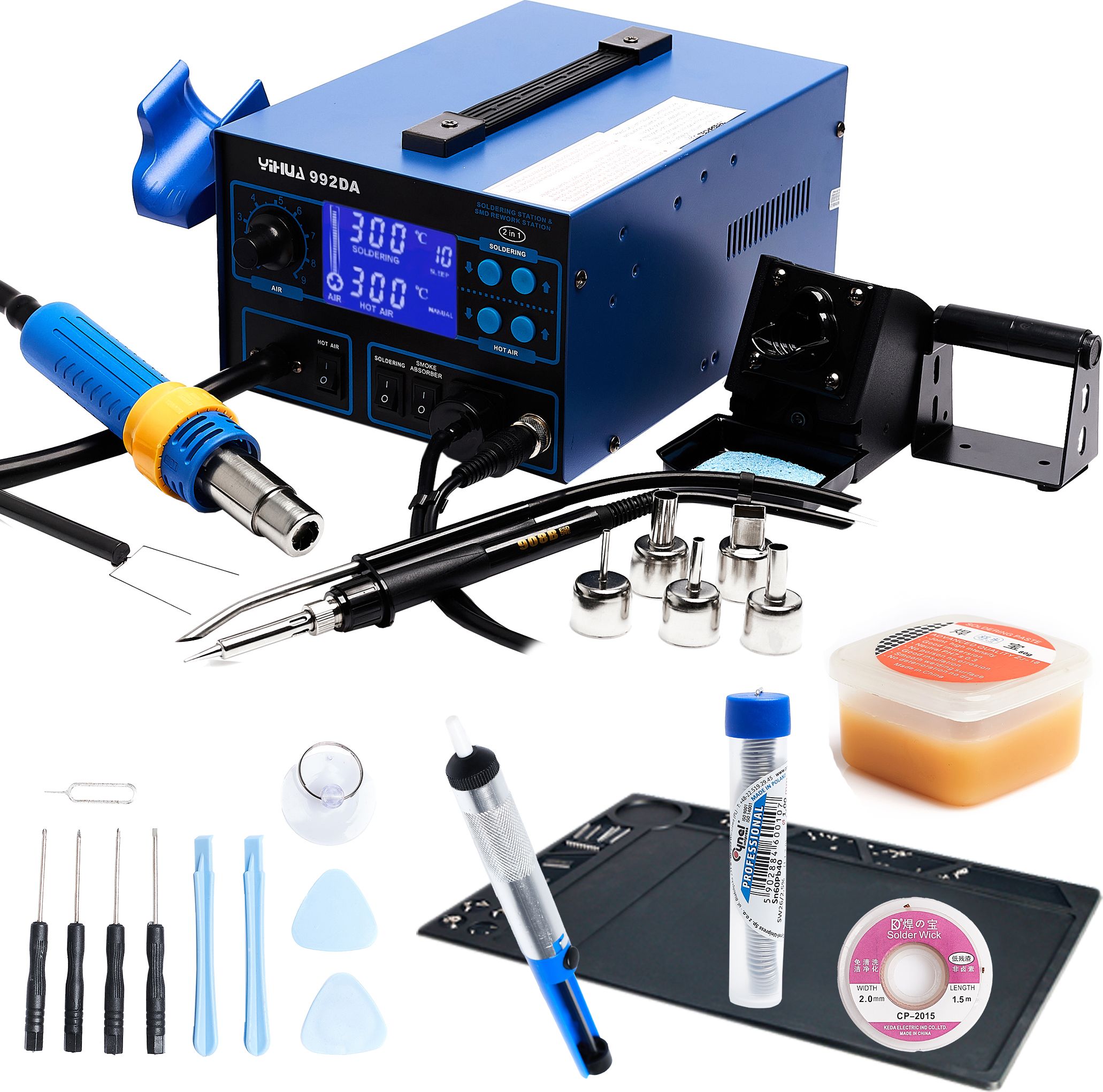 Techrebal Stacja lutownicza Yihua 992DA Mata KIT4