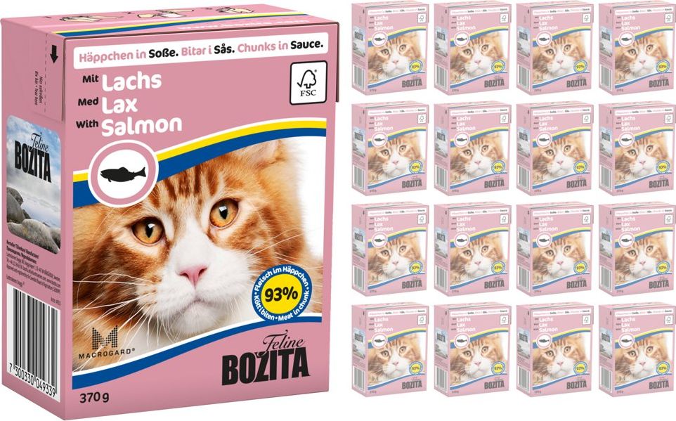 Bozita BOZITA Cat Łosoś W Sosie 16 x 370g
