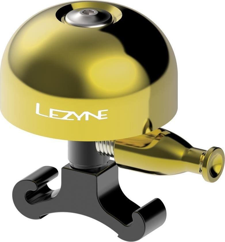 Lezyne Dzwonek Lezyne Classic Brass Bell, czarno - złoty, średni