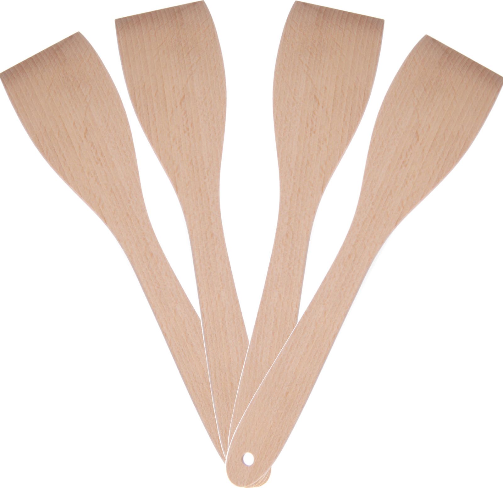 Hendi Szpatuła drewniana kuchenna do smażenia dł. 300mm - ZESTAW 4szt. - HENDI 525142 Szpatuła drewniana kuchenna do smażenia dł. 300mm - ZESTAW 4szt.