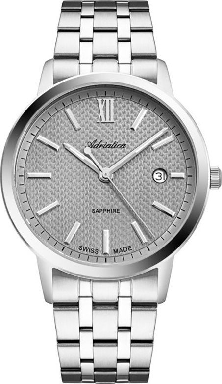 Zegarek Adriatica Zegarek męski Adriatica A8333.5167Q srebrny