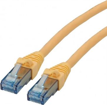 Roline ROLINE UTP Patchcord Cat.6a Component Level, LSOH, żółty, 0.5 m