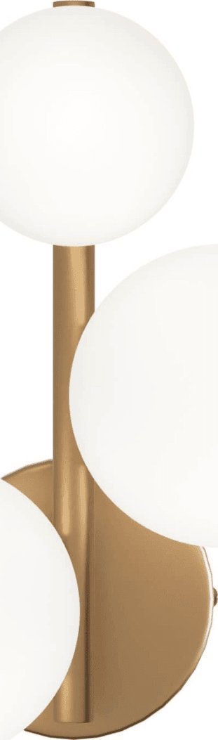 Kinkiet Maytoni Kinkiet ścienny Dallas MOD545WL-03BS balls biały złoty