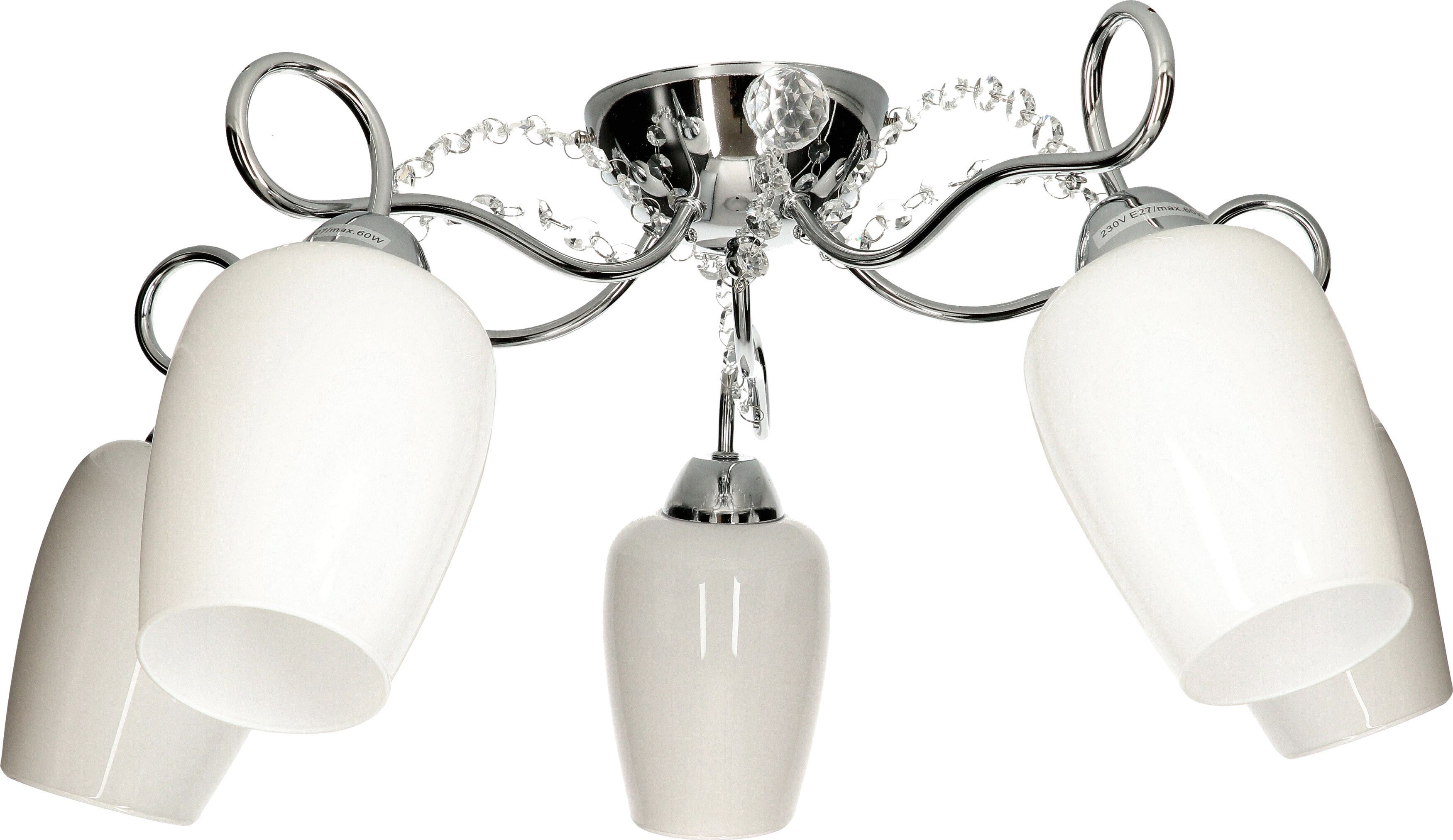 Lampa sufitowa STRUHM Lampa sufitowa plafon VERONA-5 chrom 5xE27 Vitalux