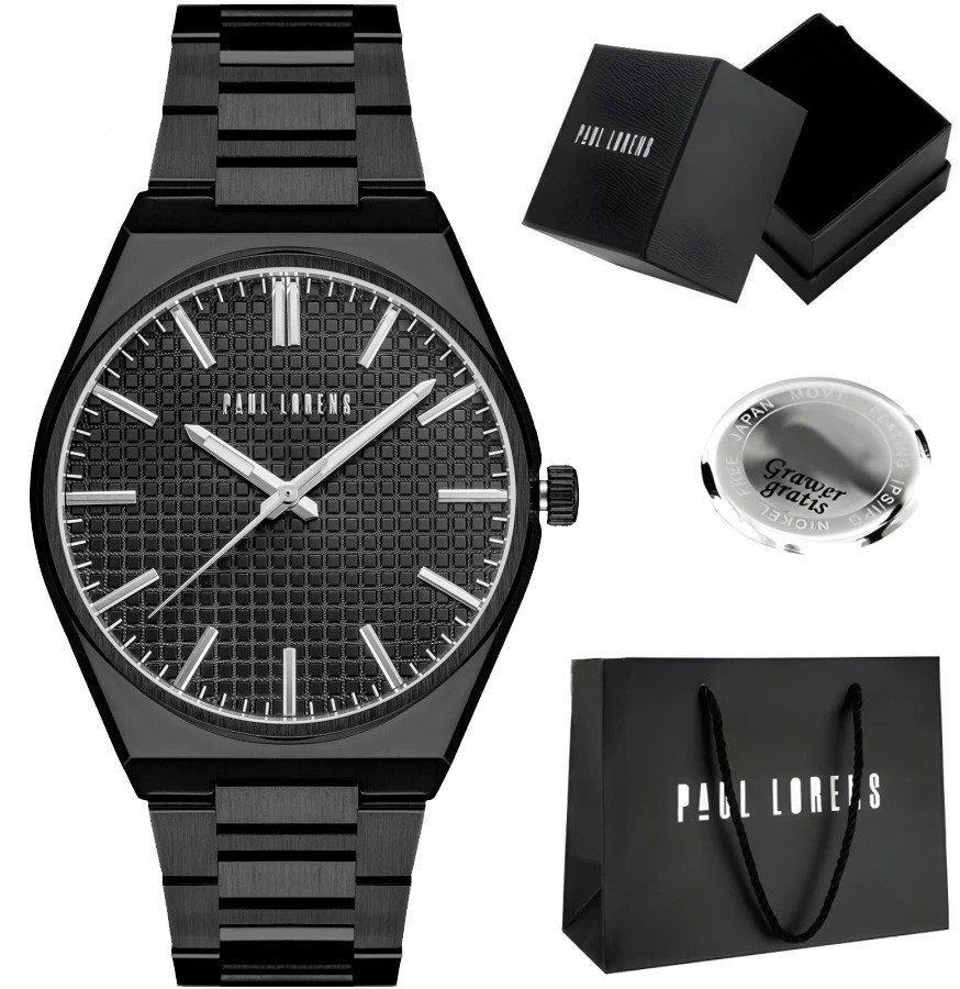 Zegarek męski Paul Lorens GALAN-1A5 Z GRAWEREM