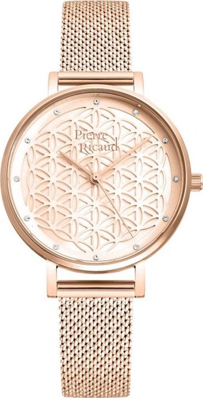 Zegarek Pierre Ricaud Zegarek damski Pierre Ricaud P22127.91RRQ CYRKONIE różowe złoto