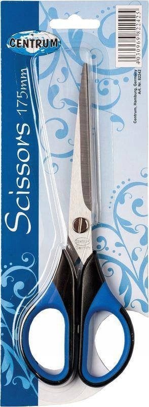 Centrum NOŻYCZKI CENTRUM 17,5CM GUMOWANY NIEBIESKI UCHWYT