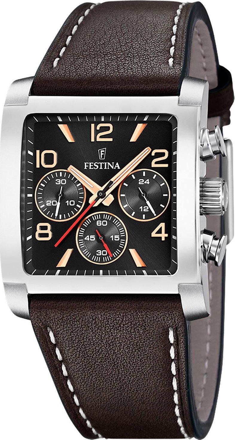 Zegarek Festina Zegarek męski Festina F20653-4 brązowy
