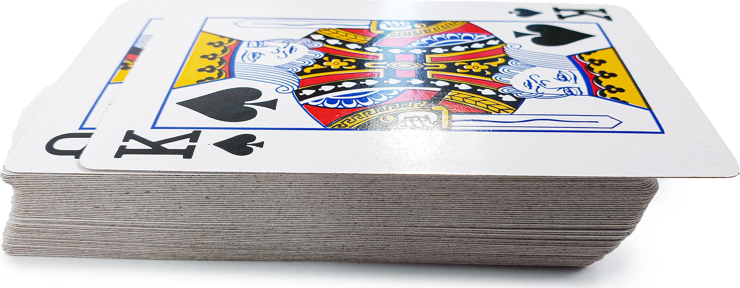 Zestaw 2 Talie Karty Do Gry Powlekane Pudełko 2 x 54 szt Poker Brydż