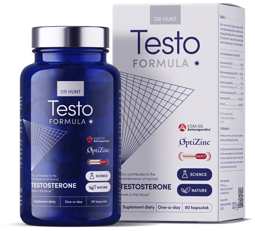 Dr Hunt - Testo Formula, 90 vkaps
