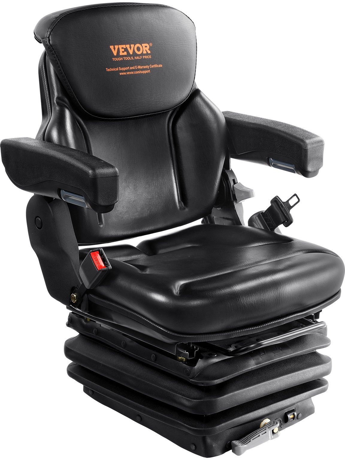 Siedzenie do traktora ciągnika kosiarki wózka 75.5x53 cm