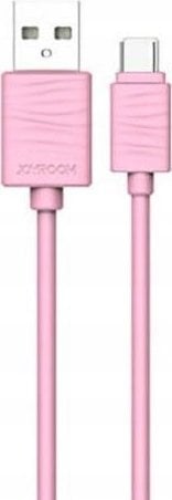 Kabel USB Joyroom USB-A - USB-C 1 m Różowy