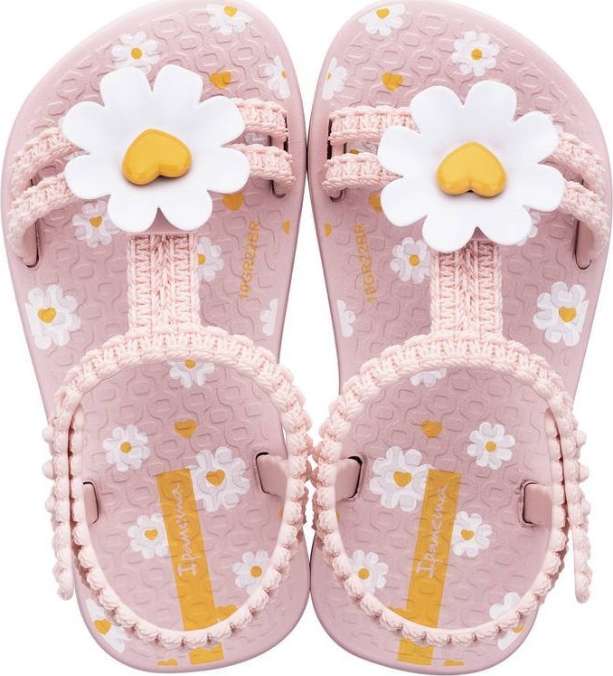 Ipanema Ipanema DAISY BABY dziecięce sandały 83355-AH420 PINK/YELLOW 22-23