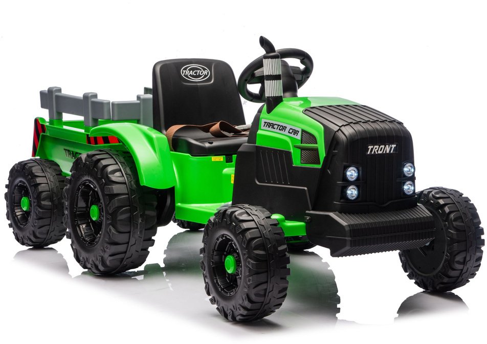 Traktor Na Akumulator CH9959B Z Przyczepą Jasno Zielony 24V