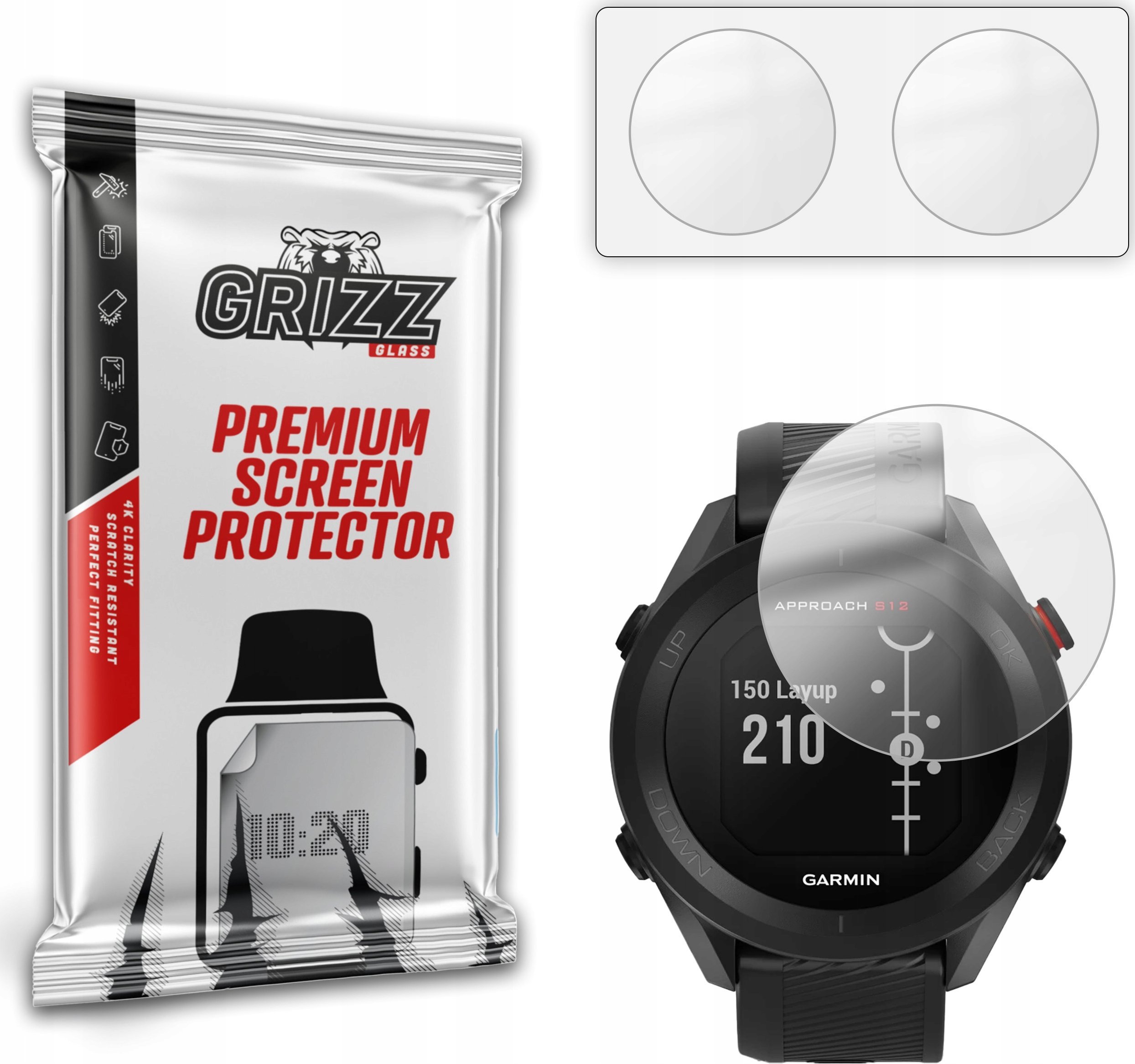 Folia matowa GrizzGlass PaperScreen do Garmin Approach S12