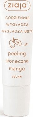 Ziaja ZIAJA Codziennie Wygładza peeling cukrowy do ust Słoneczne Mango 12g