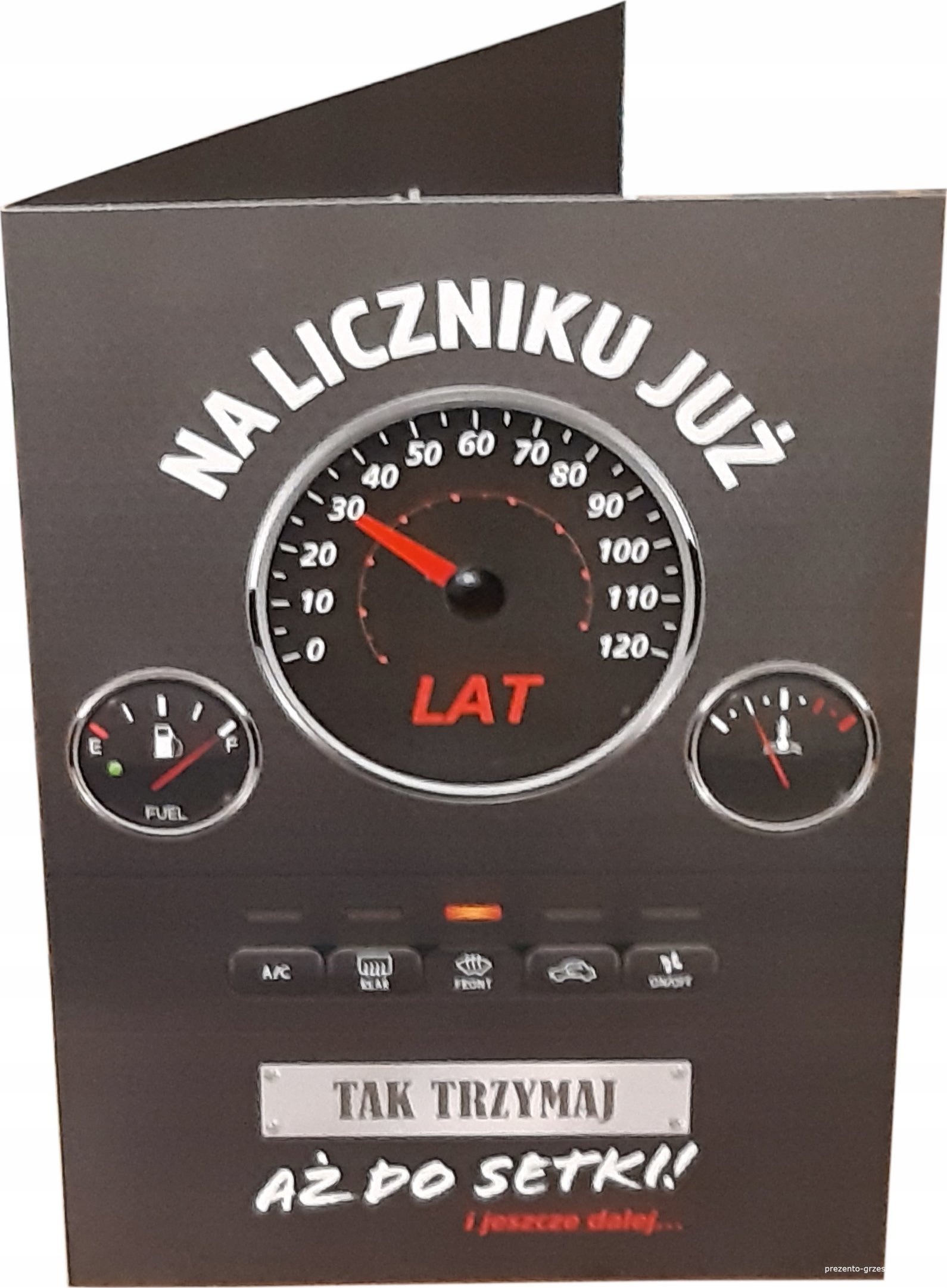 KUKARTKA Karnet Urodziny wymienne cyfry