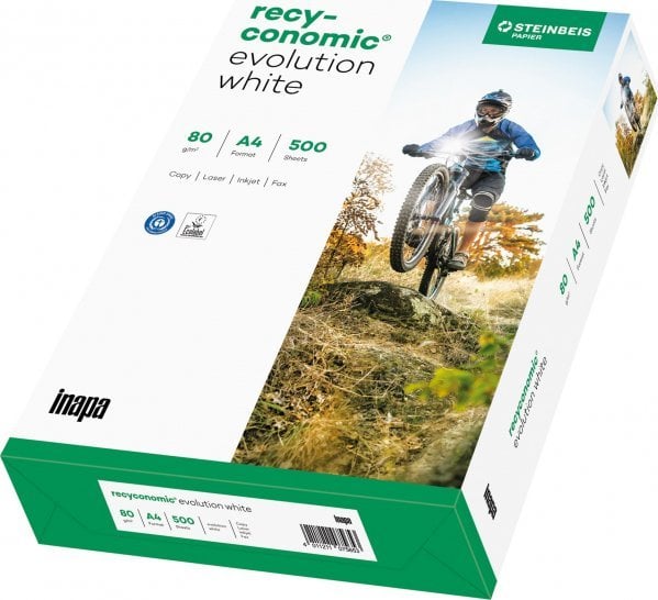 Inapa Recyconomic Evolution white A4, paper (DIN A4 (500 sheets), 80 g/m)