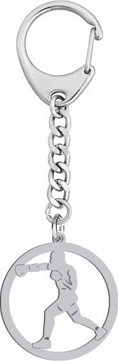 Radziszewska Brelok Kick-boxing srebro GRAWER DEDYKACJA