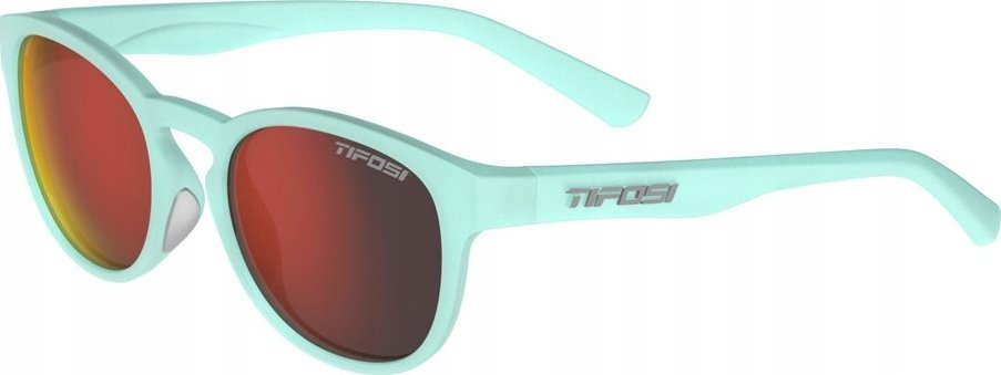TIFOSI Okulary TIFOSI SVAGO satin crystal teal (1 szkło Smoke Red 15,4% transmisja światła) (WYPRZEDAŻ -50%)