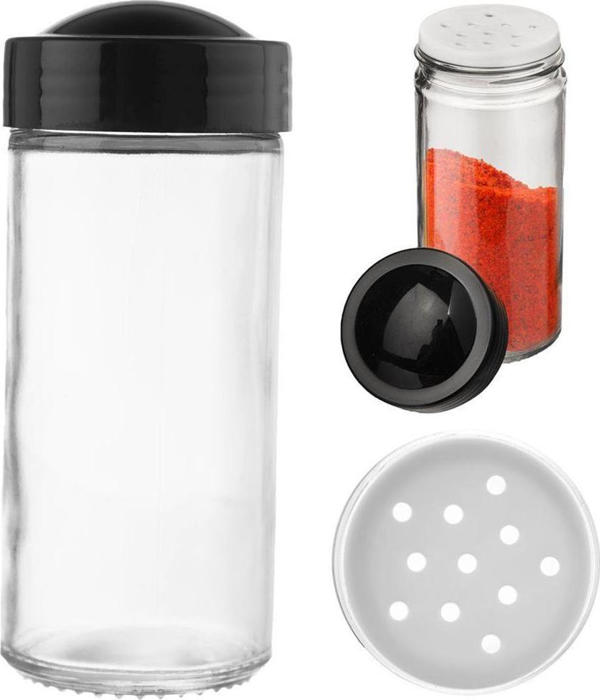 Orion Pojemnik szklany na przyprawy z dozownikiem słoik słoiczek solniczka przyprawnik do przypraw