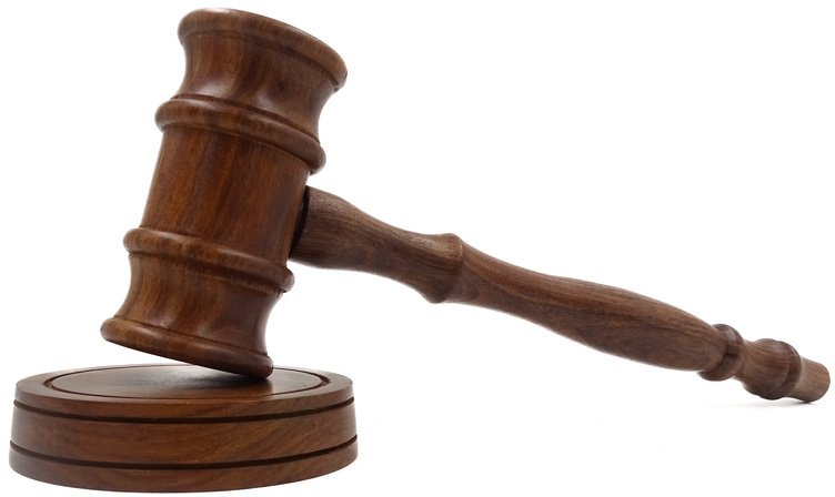 Giftdeco Drewniany młotek sędziowski, 30 cm