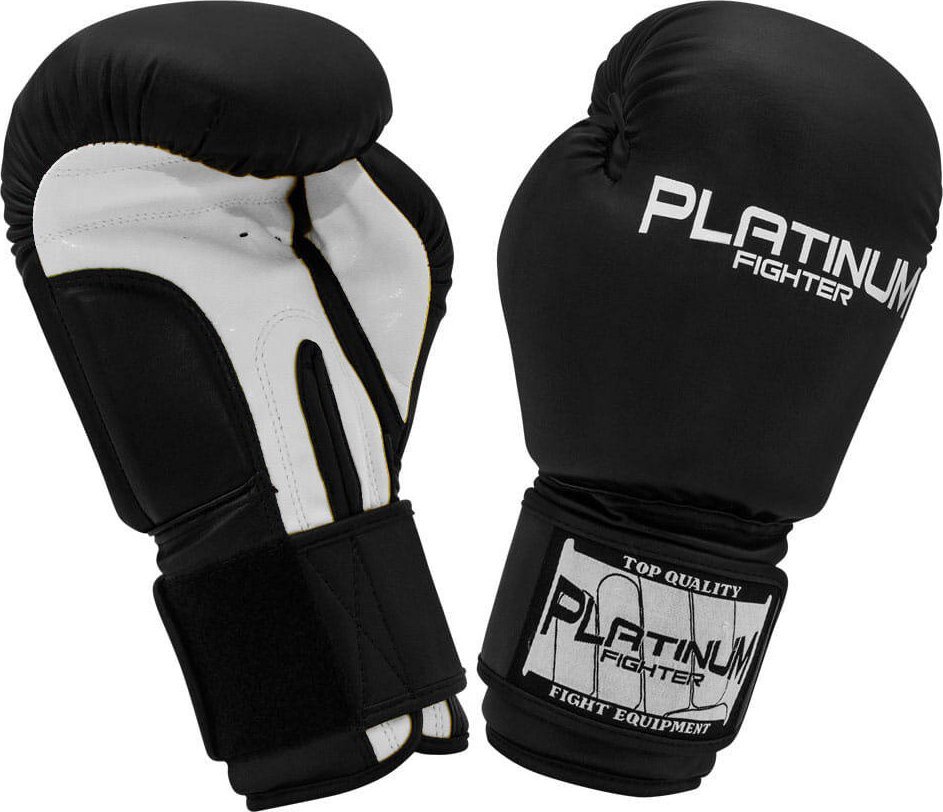 Beltor rękawice boks Spartacus czarny-biały 6oz