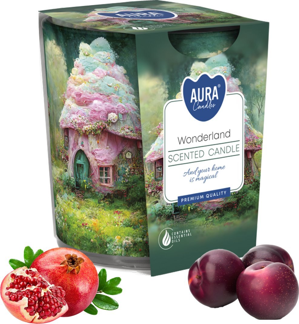 AURA Świeca Zapachowa BAŚNIOWA KRAINA 22h sn72s-56