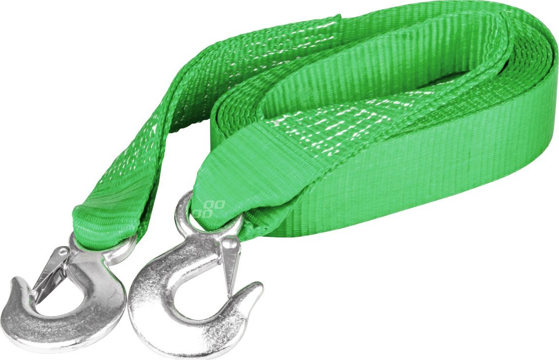 AMiO Lina holownicza linka do holowania taśmowa 8000 kg 70 mm 5 m hak + hak amio-03993