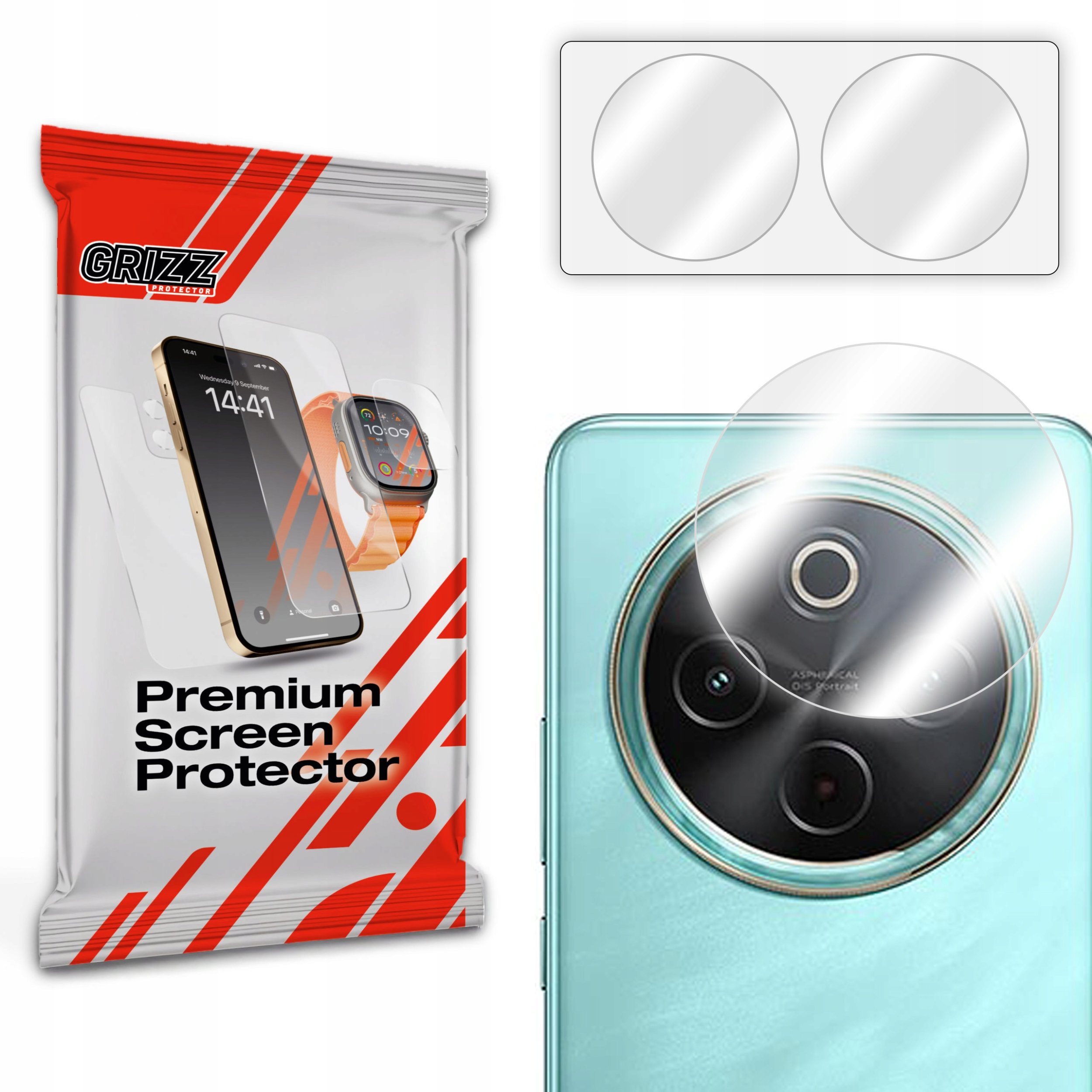 Szkło na aparat GrizzGlass HybridGlass Camera do Vivo T4