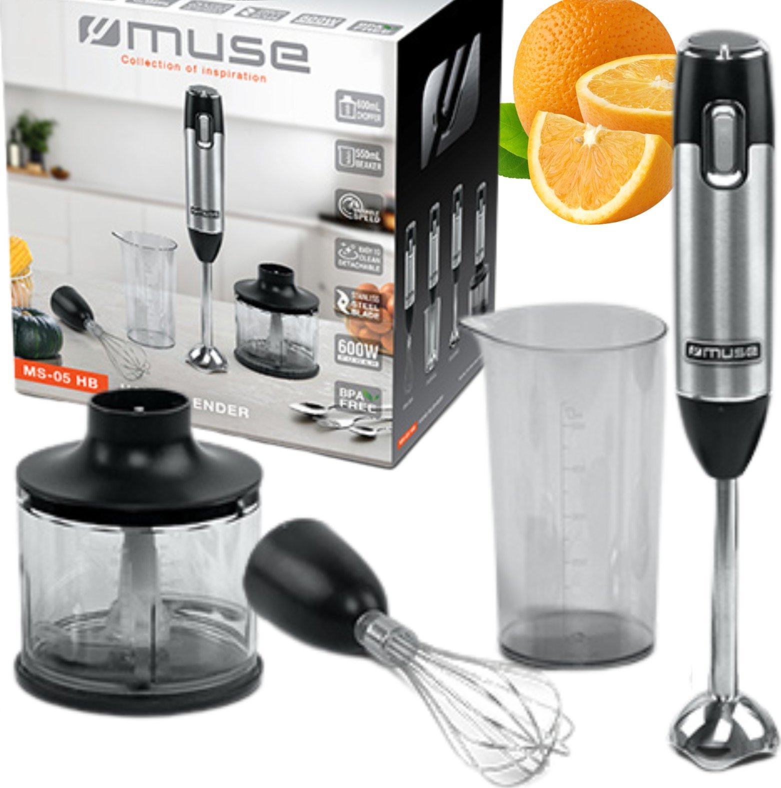 Blender Muse BLENDER RĘCZNY MS-05HB MUSE 600W