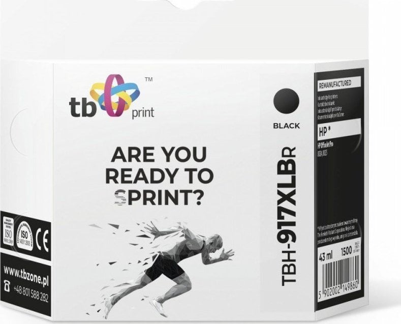 Tusz TB Print Tusz do HP OfficeJet Pro 8025 TBH-917XLBR BK ref.