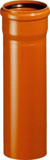 Magnaplast Rura kanalizacji zewnętrznej PCV-U 250/2000x7.3 KGEL SN8 lita