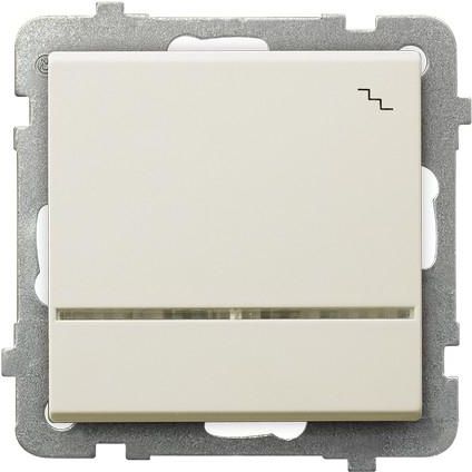Ospel Łącznik schodowy Sonata pojedynczy 16AX IP20 ecru (ŁP-3R/m/27)