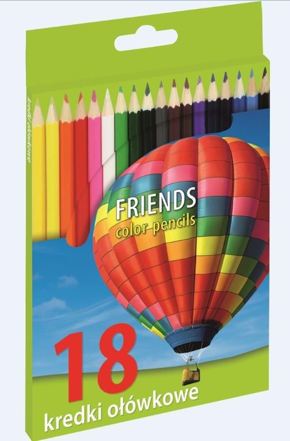 Grand Kredki ołówkowe 18 kolorów INIONL