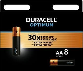 Duracell Bateria Alkaliczna Duracell OPTIMUM AA 8szt. [334|6]