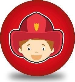 Artyk Piłka PVC 230MM - Strażak