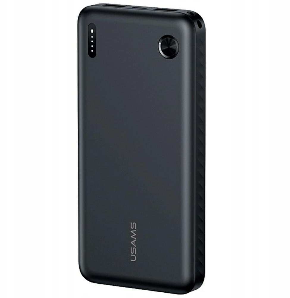 Powerbank Usams Powerbank PB83 2xUSB-A 1xUSB-C 10000mAh czarny