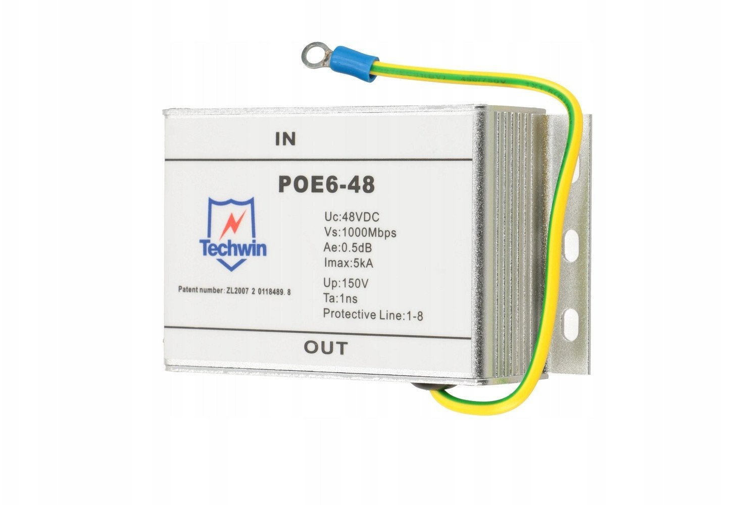 Poe6-48 | Odgromnik Poe | 1000Mbps