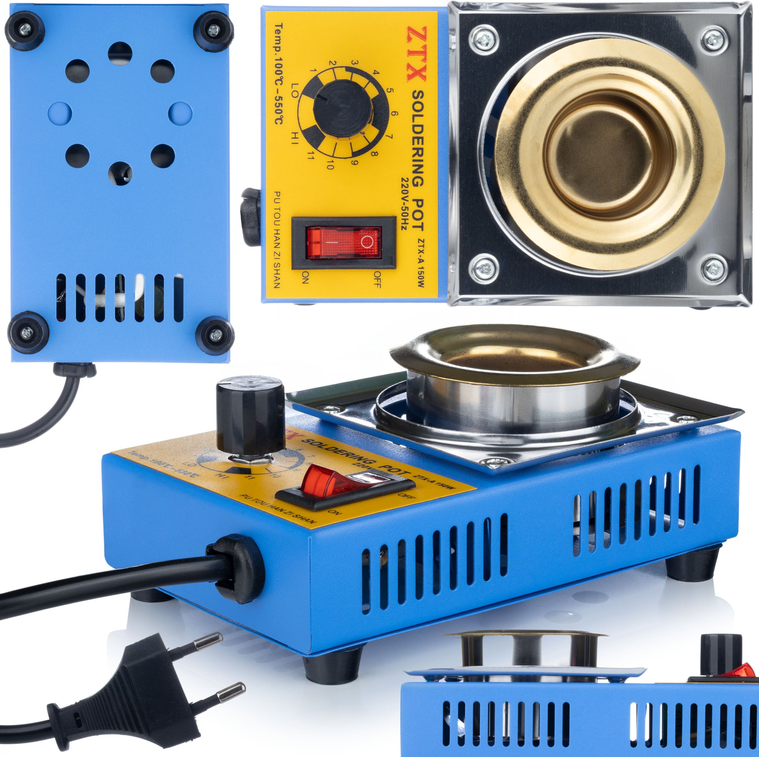 TYGIEL TYGIELEK LUTOWNICZY TOPIENIA PODGRZEWANIA CYNY 38MM 150W 100-550C