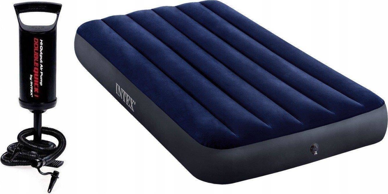 Intex ZESTAW MATERAC INTEX 64758 + POMPKA INTEX 68612