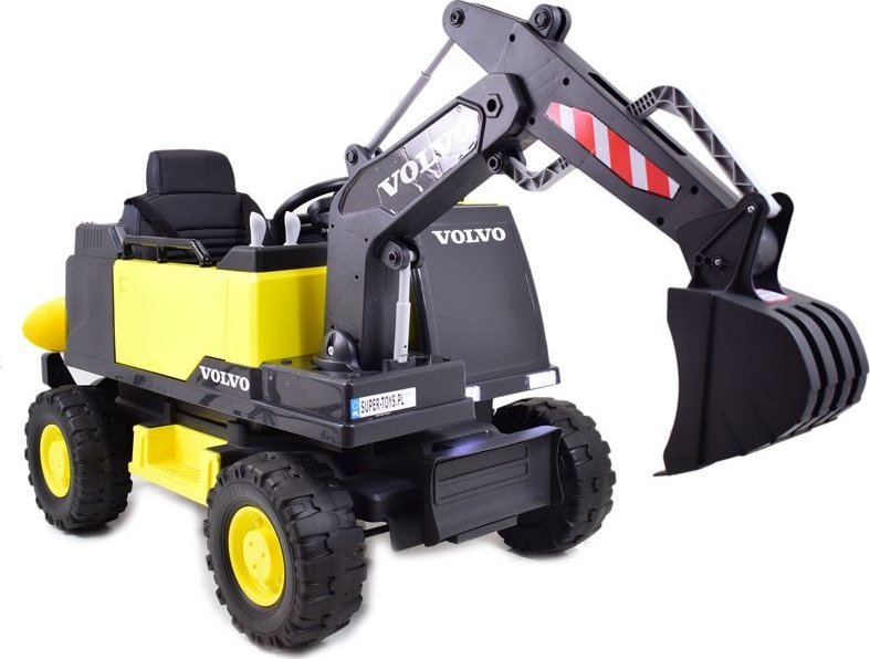 Triton MEGA KOPARKA NA AKUMULATOR VOLVO, PEŁNA ELEKTRYKA, PILOT + 2 BASENY Z PIŁKAMI/DK-VE888(E)